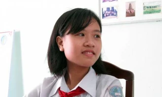 Cô bé lớp 6 hóa thân thành Thủy Tinh