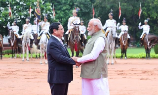 Lễ đón chính thức Thủ tướng Phạm Minh Chính tại Ấn Độ