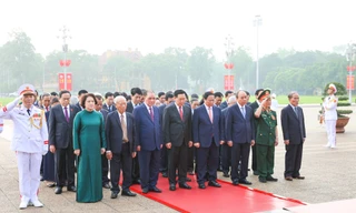 Lãnh đạo Đảng, Nhà nước vào Lăng viếng Chủ tịch Hồ Chí Minh