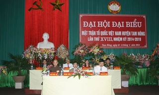 Đại hội Đại biểu MTTQ Tam Nông lần thứ XVIII