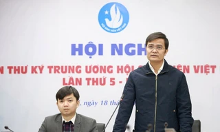 Anh Bùi Quang Huy, Bí thư thường trực T.Ư Đoàn, Chủ tịch T.Ư Hội SVVN chủ trì Hội nghị Ban thư ký Hội Sinh viên Việt Nam lần thứ 5, khóa X 