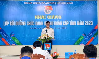 Khai giảng Lớp bồi dưỡng chức danh Bí thư Đoàn cấp tỉnh năm 2023