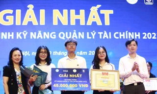 Sinh viên Đại học Kinh tế TPHCM giành giải Nhất Kỹ năng quản lý tài chính