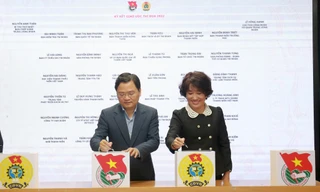 Bí thư thứ nhất T.Ư Đoàn Nguyễn Anh Tuấn phát biểu tại hội nghị. Ảnh: Bảo Anh