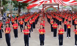 Hơn 1.000 thiếu nhi tham gia Ngày hội học tập tốt, rèn luyện chăm