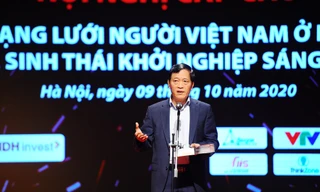 Thứ trưởng Bộ Khoa học và Công nghệ Trần Văn Tùng phát biểu tại Hội nghị.