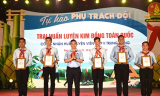 61 cán bộ, giáo viên làm Tổng phụ trách Đội đạt chuẩn Huấn luyện viên cấp II Trung ương