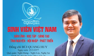 Anh Bùi Quang Huy, Bí thư Trung ương Đoàn, Chủ tịch Trung ương Hội Sinh viên Việt Nam được giao giữ trách nhiệm Bí thư thường trực Trung ương Đoàn. Ảnh: Bảo Anh
