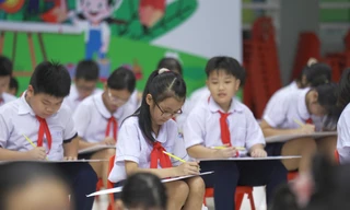 Thiếu nhi thi vẽ về chủ đề sắc màu tình nguyện