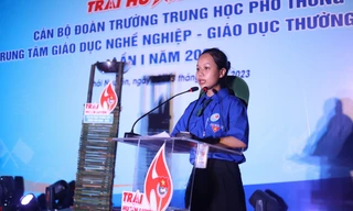 Lần đầu tiên tổ chức Trại huấn luyện cán bộ Đoàn trường học
