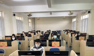 Các thí sinh tham gia Vòng chung kết cấp tỉnh, thành phố diễn ra ngày 12/3