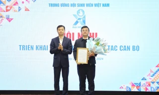 Anh Lê Tuấn Anh giữ chức danh Chánh Văn phòng T.Ư Hội Sinh viên Việt Nam