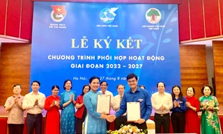 Trung ương Đoàn và Hội Liên hiệp Phụ nữ Việt Nam ký chương trình phối hợp giai đoạn 2022 - 2027