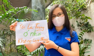 Những thông điệp ngắn gọn, dễ nhớ được gieo vần với tên của chính các bạn trẻ đang là trào lưu hấp dẫn đông đảo bạn trẻ, người dùng mạng xã hội hưởng ứng nhằm chung tay đẩy lùi dịch COVID -19