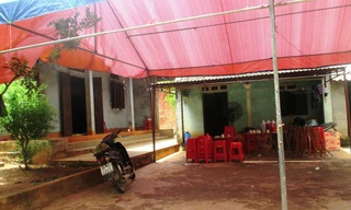 Hiện trường nơi xảy ra vụ việc. Ảnh: Phạm Nhài