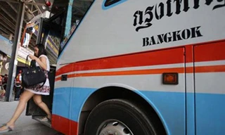 Xe buýt của Công ty vận tải hành khách Transport Co. - Ảnh: Bangkok Post