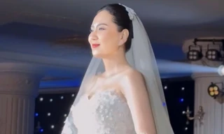 Hình ảnh MC Mai Ngọc trong lễ cưới