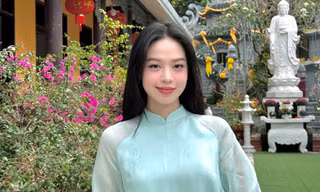 Dàn hoa hậu diện áo dài du xuân trong ngày Mùng 1 Tết
