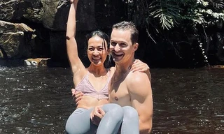 Hoa hậu Hoàn vũ Campuchia được bạn trai người Mỹ cầu hôn 