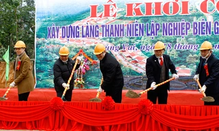 Khởi công Làng Thanh niên lập nghiệp Lùng Vai