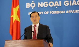 Người Phát ngôn Bộ Ngoại giao Việt Nam Lê Hải Bình.