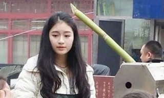 Hot girl bán nước mía gây sốt cộng đồng mạng Trung Quốc
