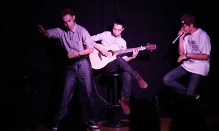 Bộ ba tiên phong Tùng AG, Minh Kiên Beatbox, Vũ Tùng Phương Popping. Nguồn: VNFS