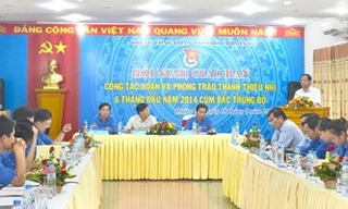 Giao ban công tác Đoàn cụm hoạt động Bắc Trung bộ