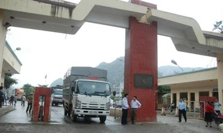 Xuất nhập khẩu hàng hoá qua cửa khẩu Tân Thanh- Lạng Sơn. Ảnh: Báo Hải quan.