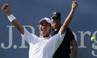 Nishikori viết tiếp câu chuyện lịch sử. Ảnh: AP