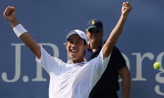 Nishikori viết tiếp câu chuyện lịch sử. Ảnh: AP
