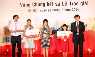Các nhà phát minh nhí - người chiến thắng tại cuộc thi Ý tưởng Trẻ thơ 2014
