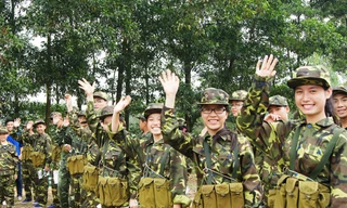 Học kỳ Quân đội là mô hình mới góp phần giáo dục kỹ năng xã hội, kiến thức quốc phòng an ninh cho thanh thiếu niên. ảnh: nguyễn minh