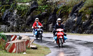 Đi để cảm nhận vẻ đẹp quê hương trên mọi nẻo đường. ảnh: Xuân Tùng