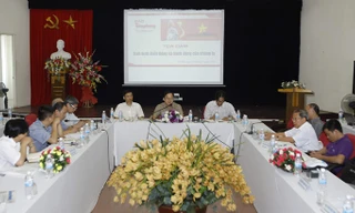 Tại buổi tọa đàm, các chuyên gia đề nghị báo chí tuyền truyền không để sơ hở khiến Trung Quốc lợi dụng xuyên tạc. Ảnh: Như Ý