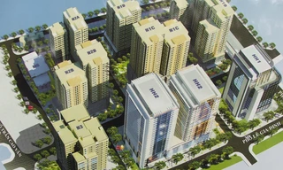 Phối cảnh dự án cải tạo chung cư cũ Nguyễn Công Trứ. Ảnh: Hà Anh