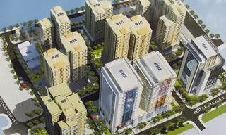 Phối cảnh dự án cải tạo chung cư cũ Nguyễn Công Trứ. Ảnh: Hà Anh