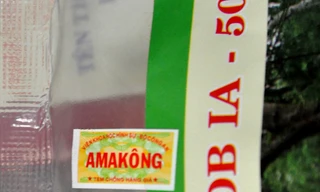 Tem chống hàng giả có tên Ama Kông 