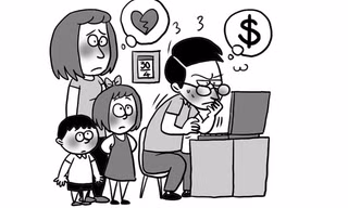 Mải kiếm tiền hết yêu vợ