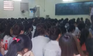 Một lò luyện thi đại học. Ảnh minh họa