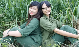 Nữ sinh Đại học Thái Nguyên