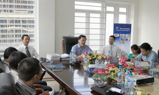 Quang cảnh buổi họp báo chui