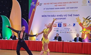  Ngắm vũ điệu mê hồn giúp Dancesport Việt Nam giành 5 HCV SEA Games 31