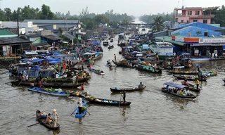 Kiểm toán ba nước hợp tác kiểm toán lưu vực sông Mê Công. Ảnh IT