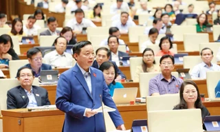 Bộ trưởng TN&MT Trần Hồng Hà. Ảnh Như Ý 