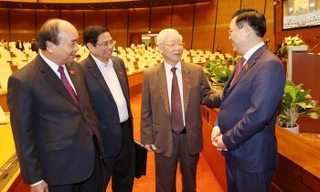 Lãnh đạo Đảng, Nhà nước tại kỳ họp Quốc hội khoá XIV