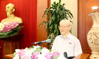 Tổng Bí thư Nguyễn Phú Trọng gặp mặt Nhóm Nữ Đại biểu Quốc hội khóa XV 