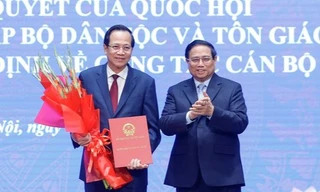 Công bố nghị quyết thành lập, quyết định bổ nhiệm lãnh đạo Bộ Dân tộc và Tôn giáo