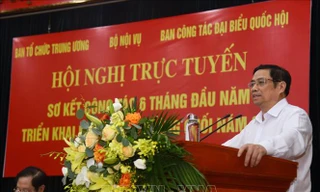 Trưởng ban Tổ chức Trung ương Phạm Minh Chính. Ảnh TTXVN