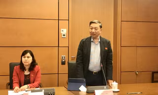 Đại tướng Tô Lâm, Bộ trưởng Bộ Công an phát biểu tại phiên thảo luận chiều 2/11